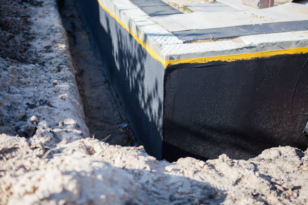 Professional Waterproofing technician working in Wrightstown, NJ
